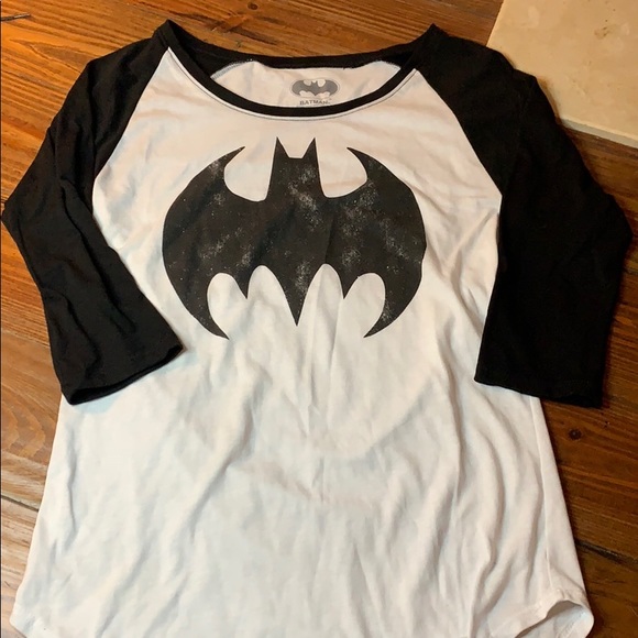 Batman Tops - Batman baseball T-shirt L